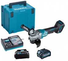 Makita GA013GD101 40V MAX XGT 125mm Brushless Angle Grinder With Paddle Switch, 1x 2.5Ah Battery, Charger & Adaptor (for £369.95